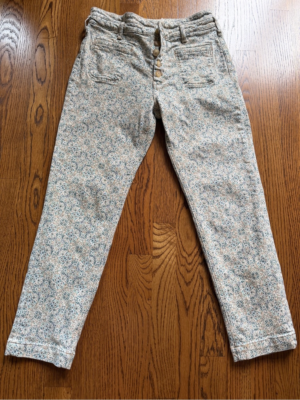 Anthropology Pilcro Ultra Highrise Slim Utility Jeans Size 28